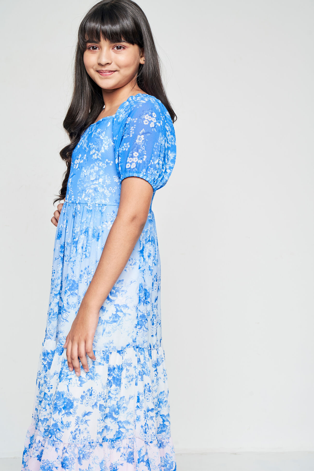Ombre Effects Fit And Flare Maxi, Pink, image 3